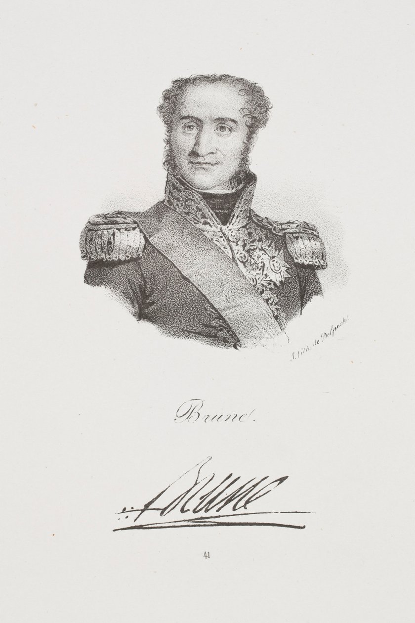 Ritratto del maresciallo Guillaume Brune da Francois Seraphin Delpech