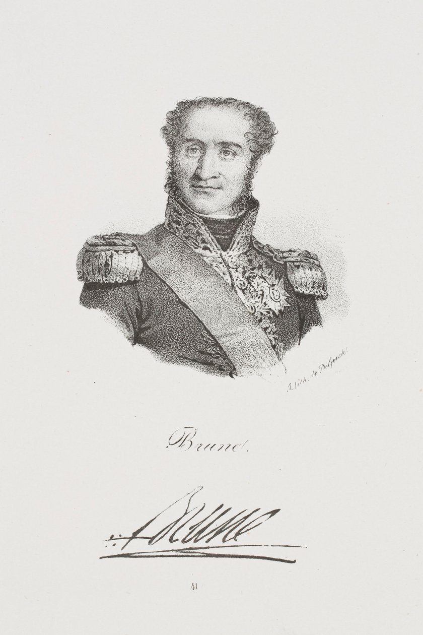 Ritratto del maresciallo Guillaume Brune da Francois Seraphin Delpech