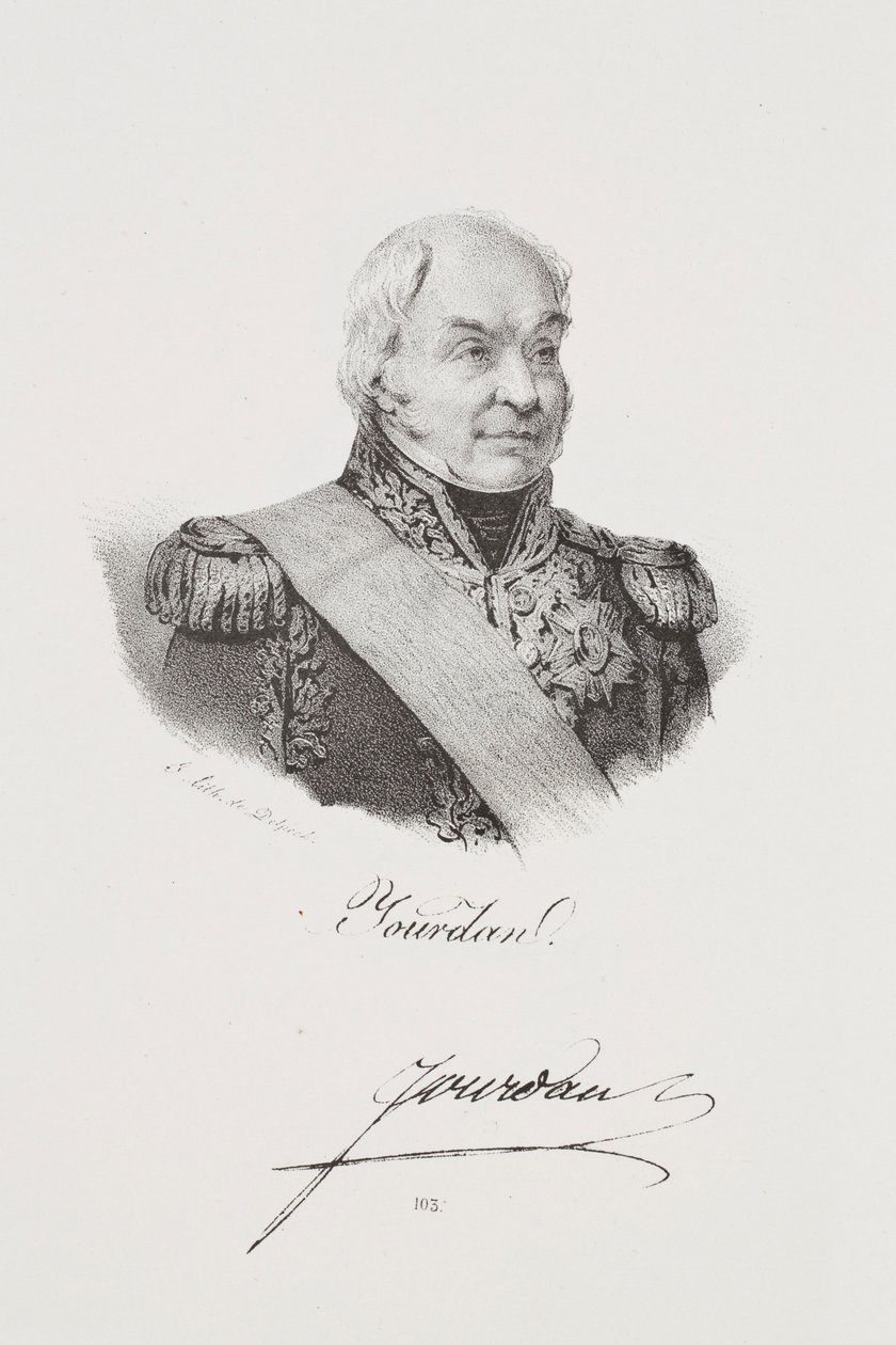 Ritratto del maresciallo Jean-Baptiste Jourdan da Francois Seraphin Delpech