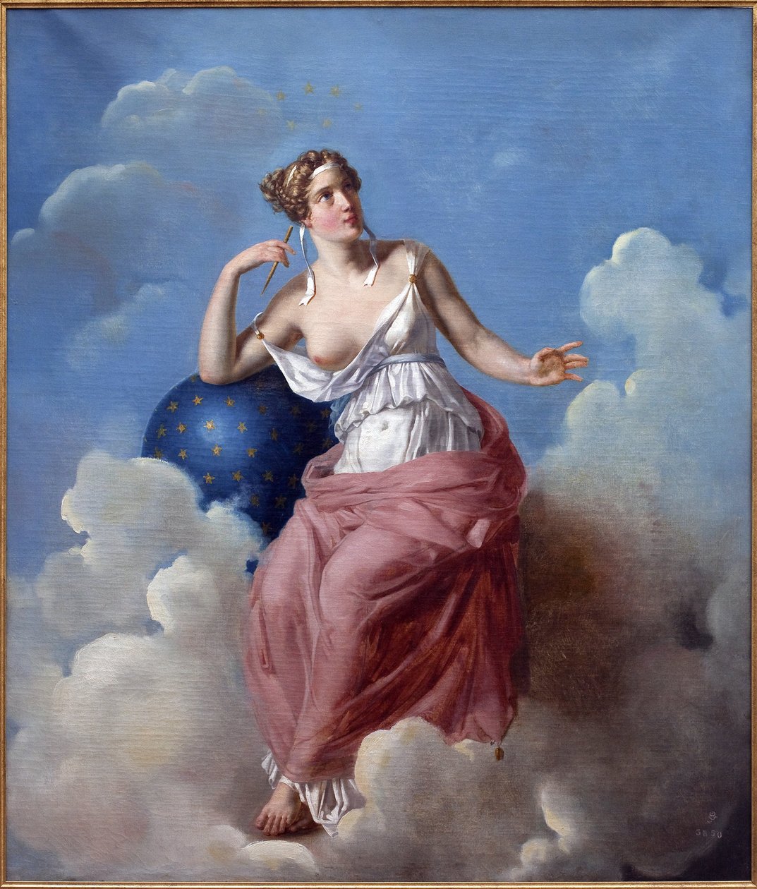 Astronomia. Dipinto di François Vincent Latil da Francois Vincent Mathieu Latil