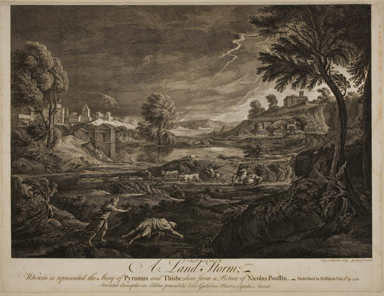 Una tempesta di terra. Piramo e Tisbe da Francois Vivares