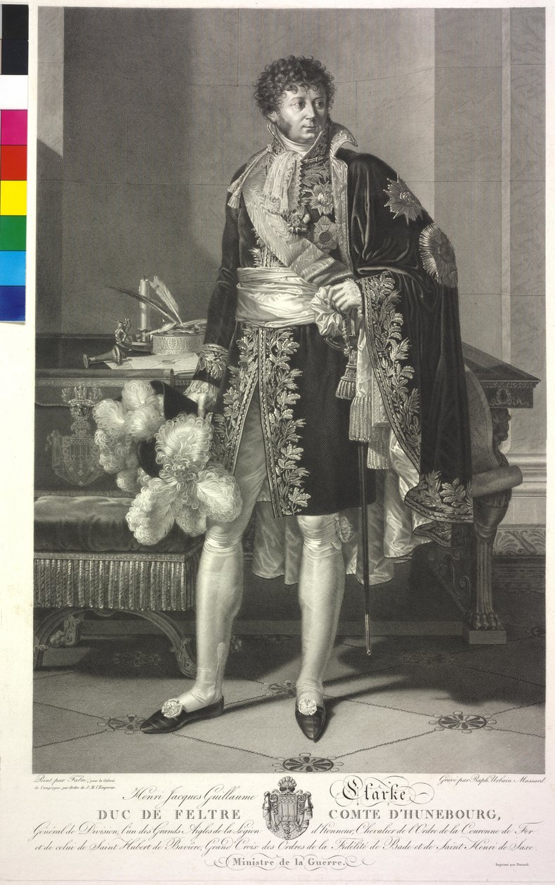 Duca di Feltre Clarke da Francois Xavier Fabre