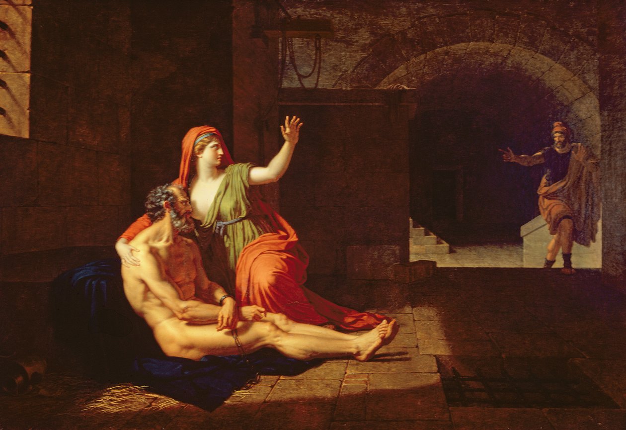 Carità romana (Cimone e Pero) 1800 da Francois Xavier Fabre