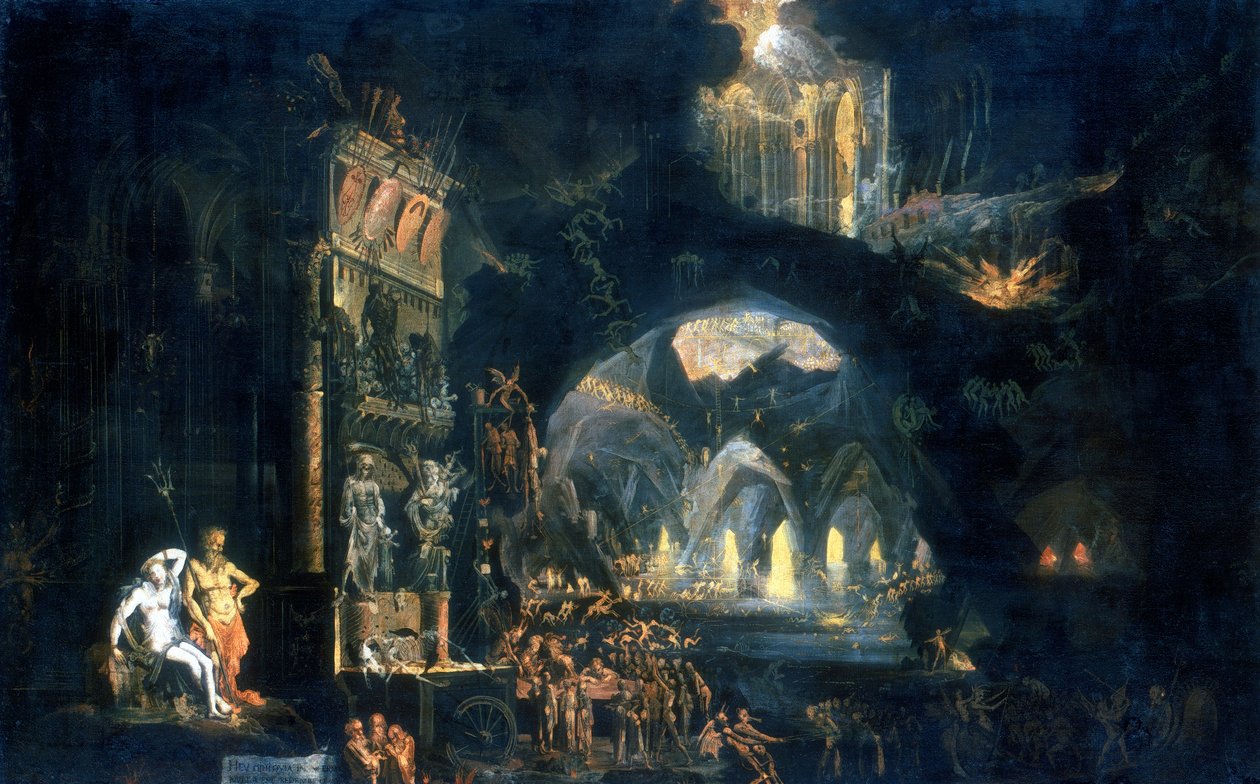 Il mondo sotterraneo, c1613-c1644 da Francois de Nome