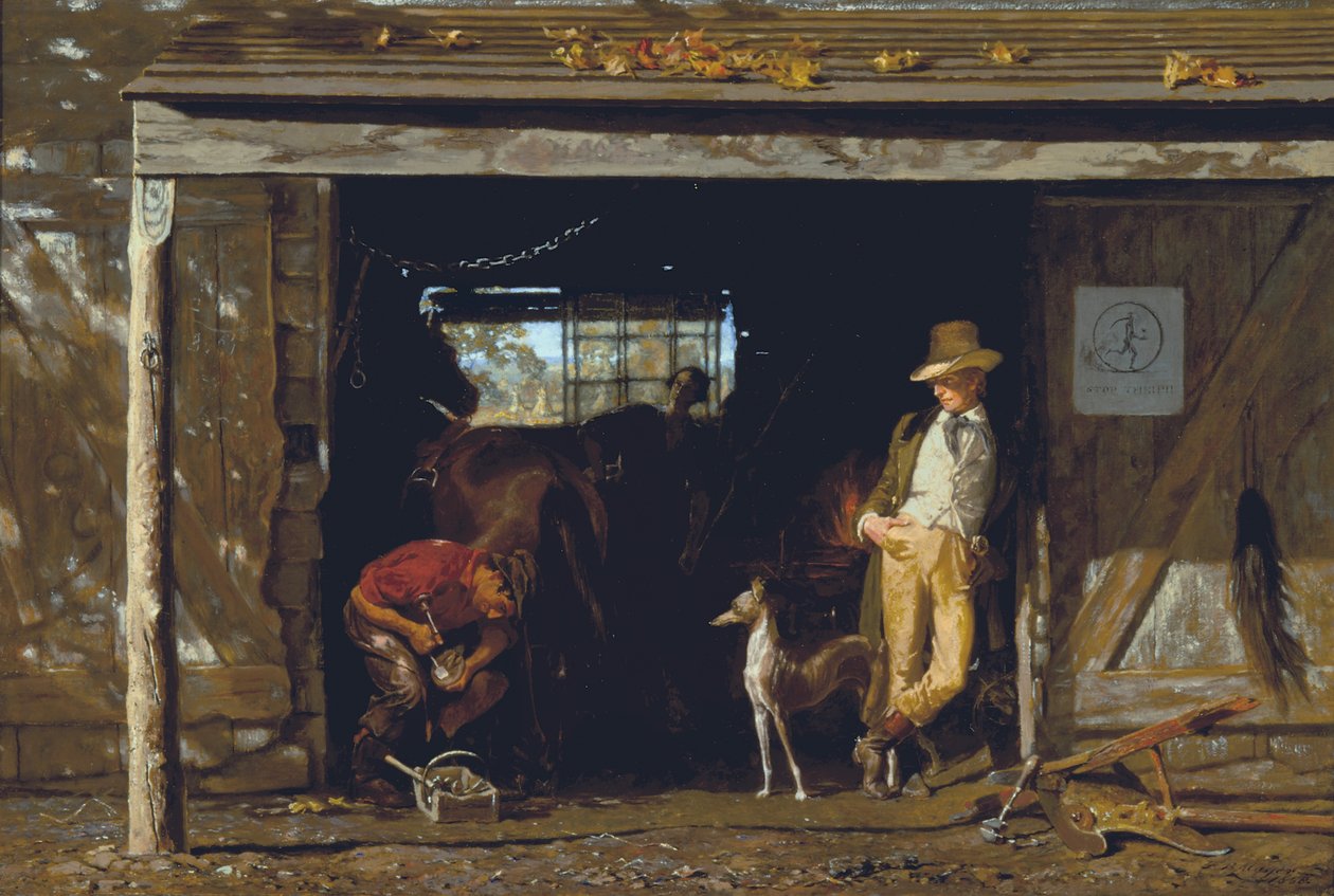 Ozio e lavoro, 1858 da Frank Blackwell Mayer