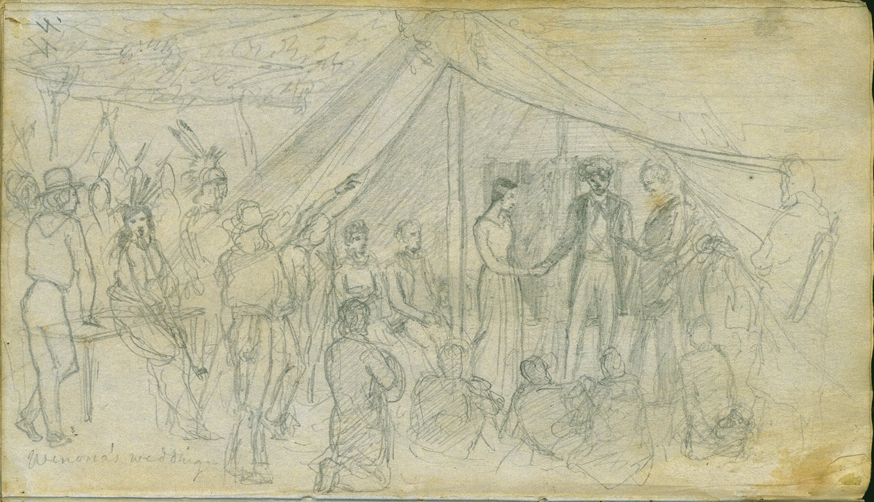 Il matrimonio di Winona, 1851 da Frank Blackwell Mayer