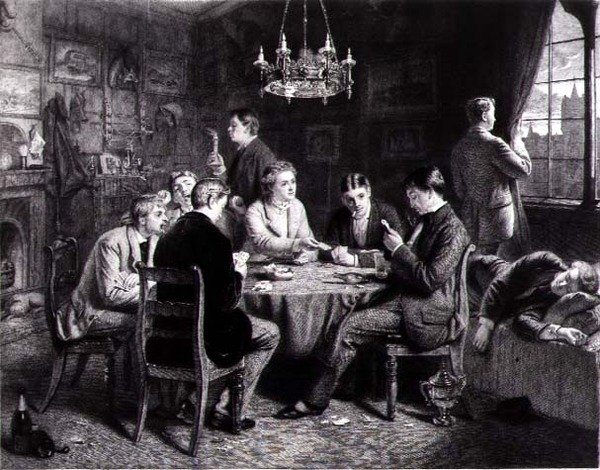 Reverie - Una Voce da Lontano, inciso da Robert W. Macbeth (1848-1910) pub. da Thomas McLean da Frank (after) Dicksee