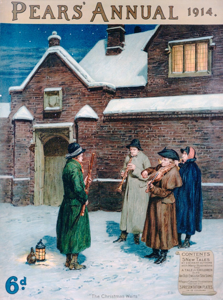 I canti di Natale, copertina di Pears Annual, 1914 da Frank Dadd