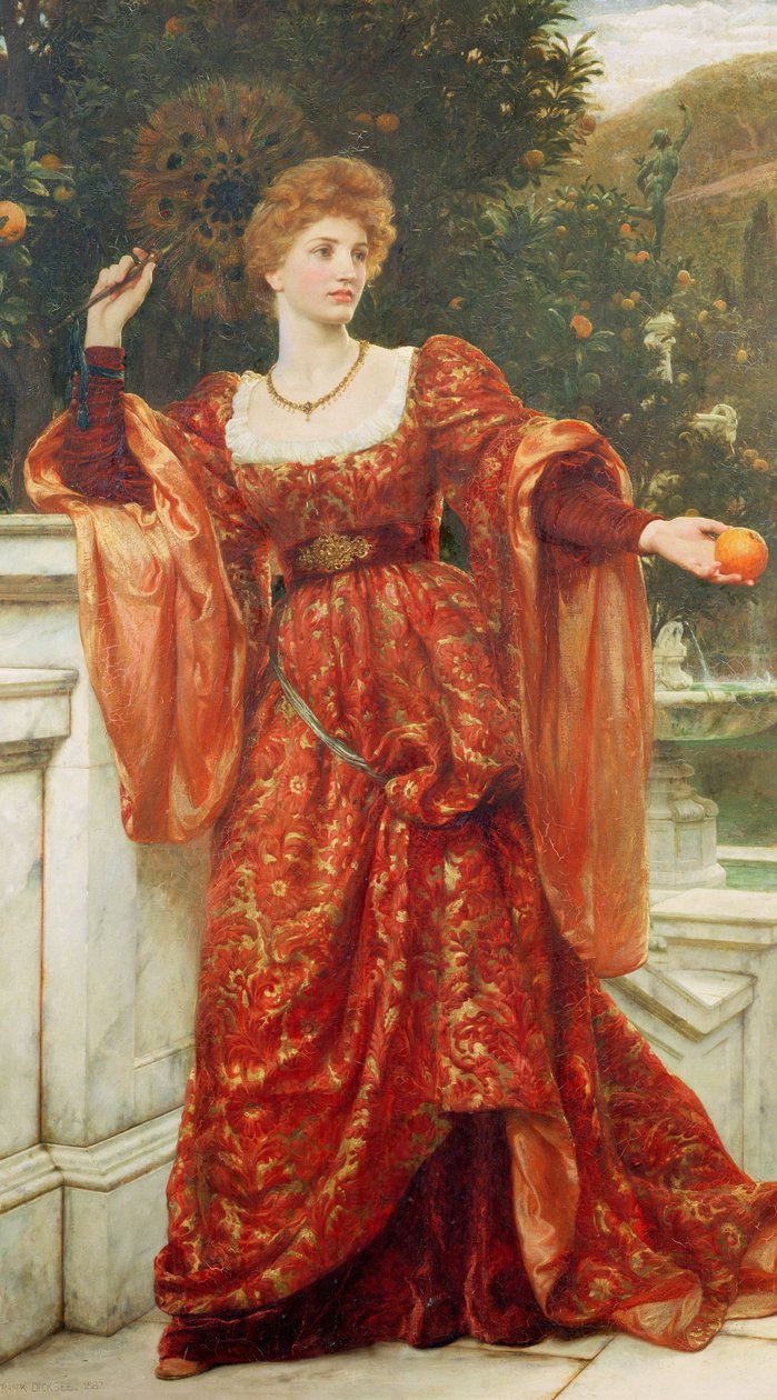Esperia, 1887 da Frank Dicksee
