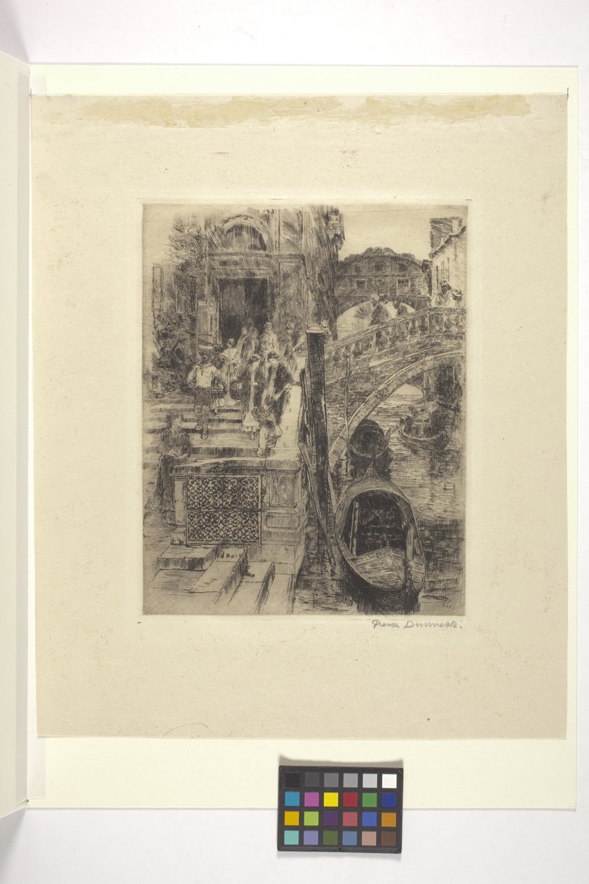 Ponte dei Sospiri, Venezia (Tavola 1) da Frank Duveneck