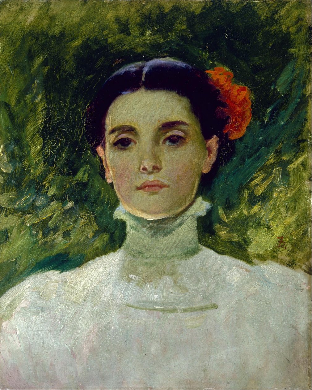Ritratto di Maggie Wilson da Frank Duveneck