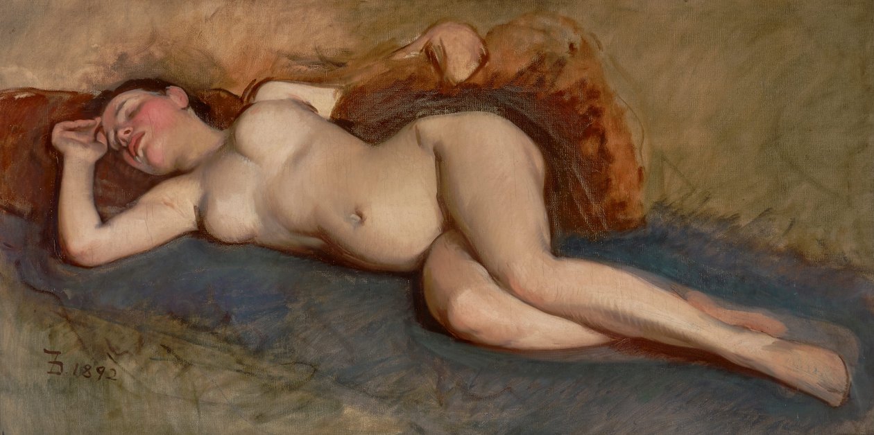 Nudo disteso da Frank Duveneck