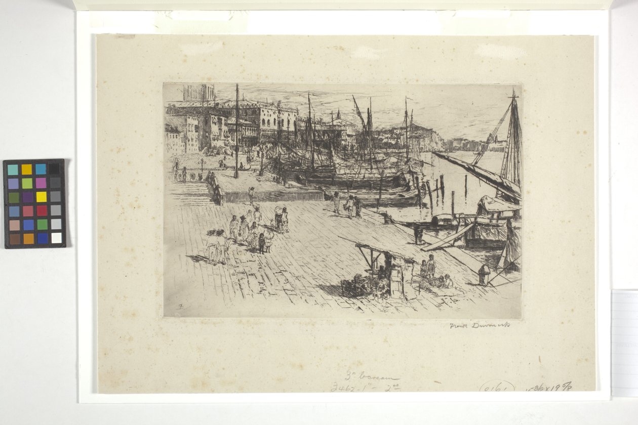Riva degli Schiavoni (Tavola 1) da Frank Duveneck