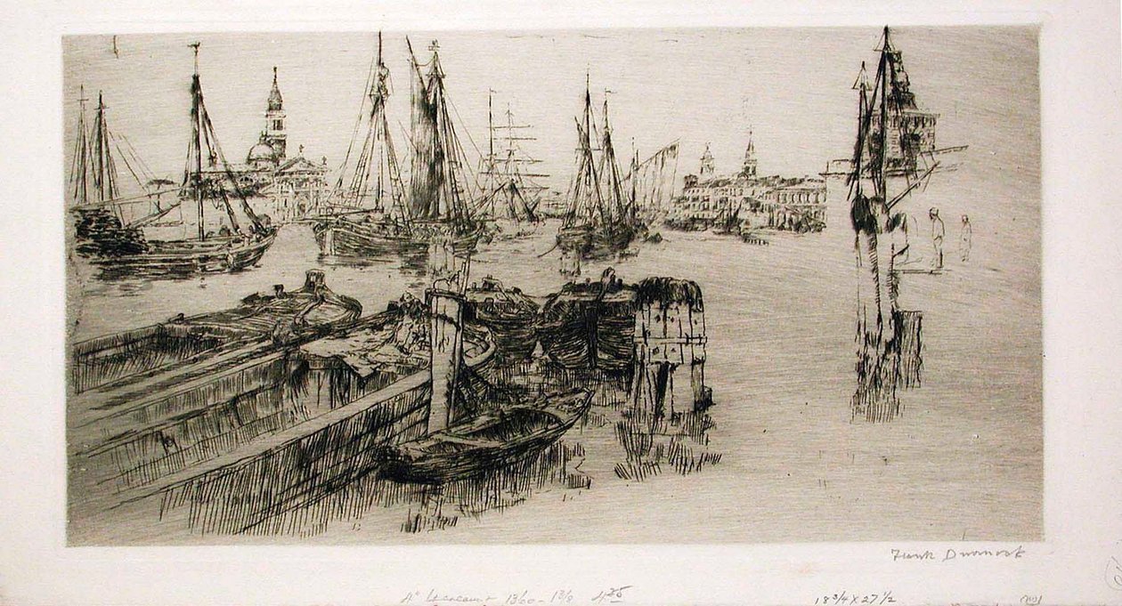Naviglio sulla Giudecca (I moli) da Frank Duveneck