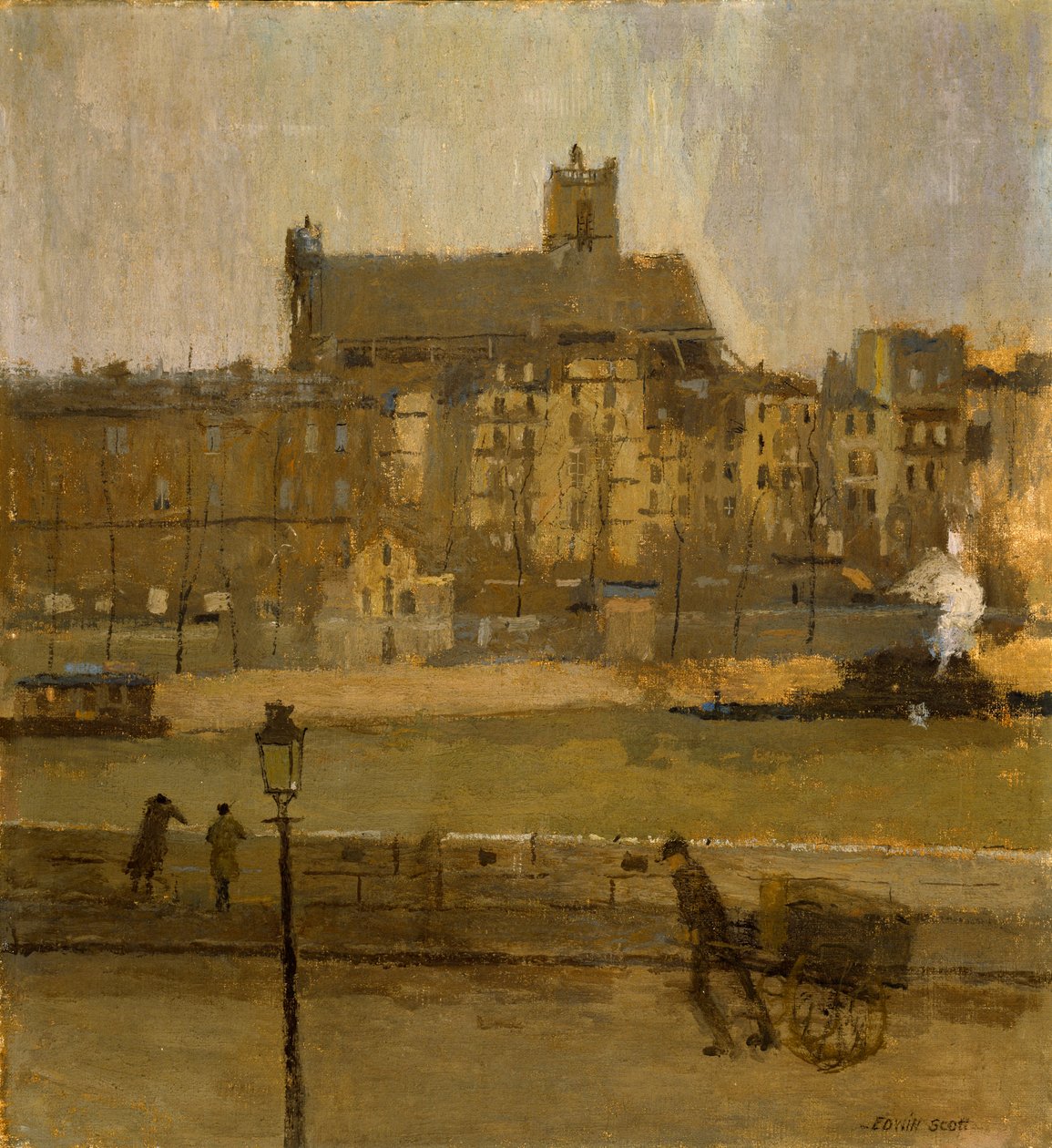 Quai de la Seine, Eglise St. Gervais, n.d. da Frank Edwin Scott