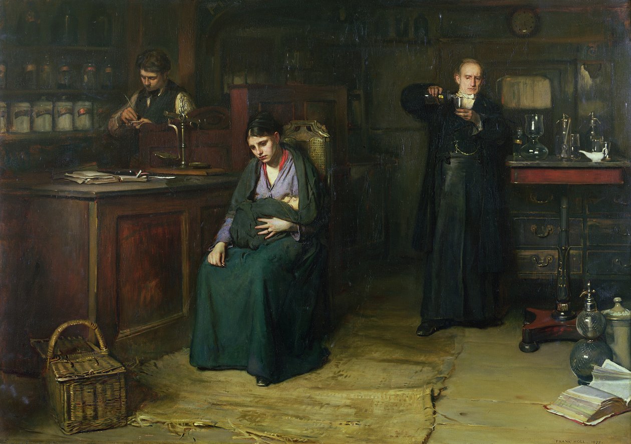 Speranza dubbiosa, 1875 da Frank Holl