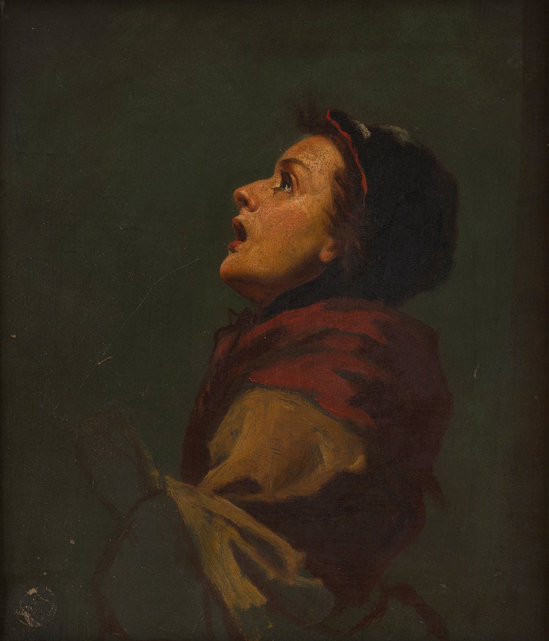 Studio di una Donna che Guarda il Cielo da Frank Holl