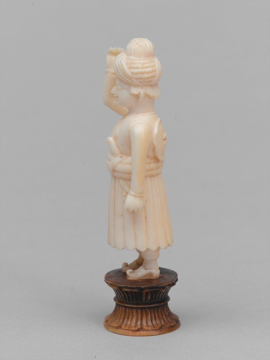 Pedone nero, pezzo degli scacchi, India, circa 1820 da Frank Mason Good