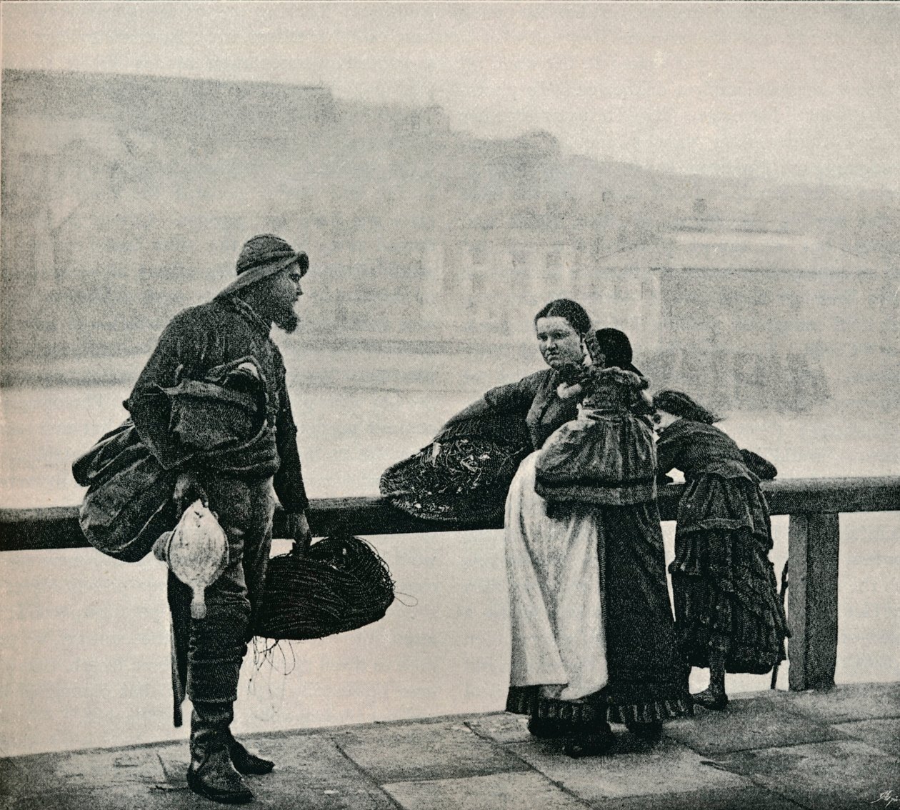 Pescatori, Whitby, c1890 da Frank Meadow Sutcliffe