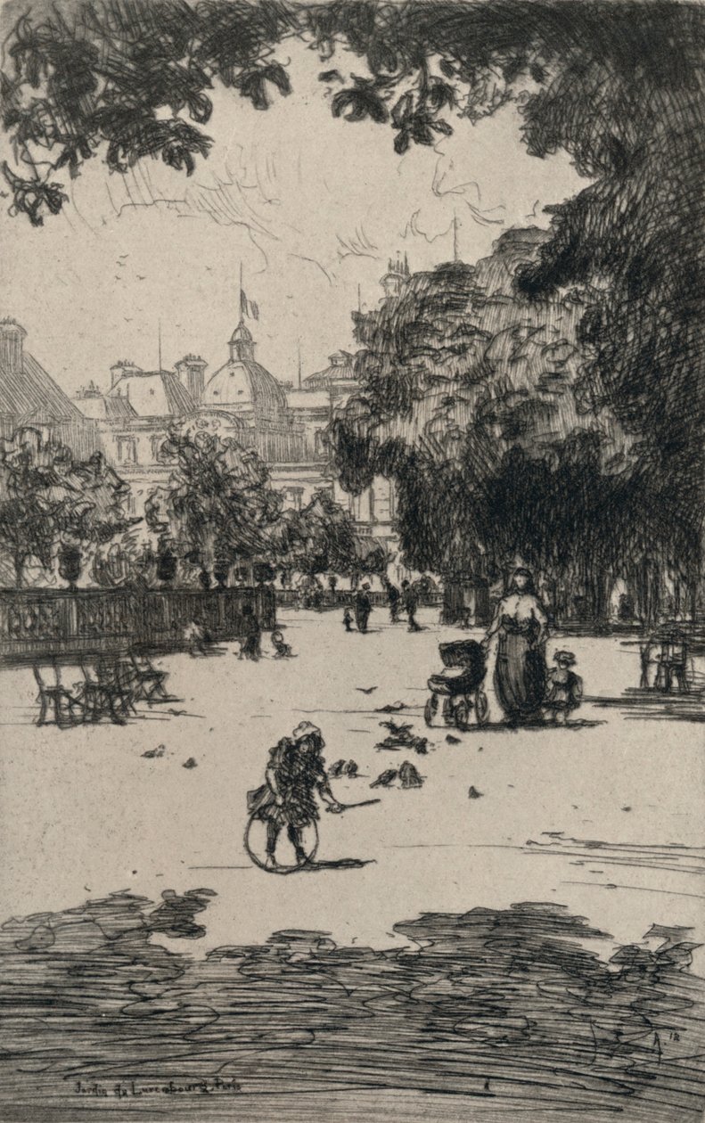 Jardin du Luxembourg da Frank Milton Armington