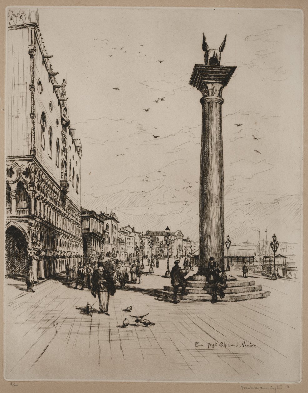 Riva Schiavone, Venezia da Frank Milton Armington