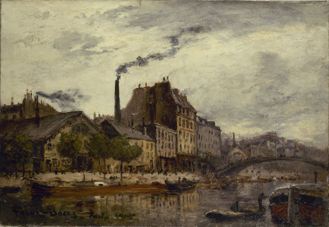Canal Saint-Martin, quai de Valmy da Frank Myers Boggs