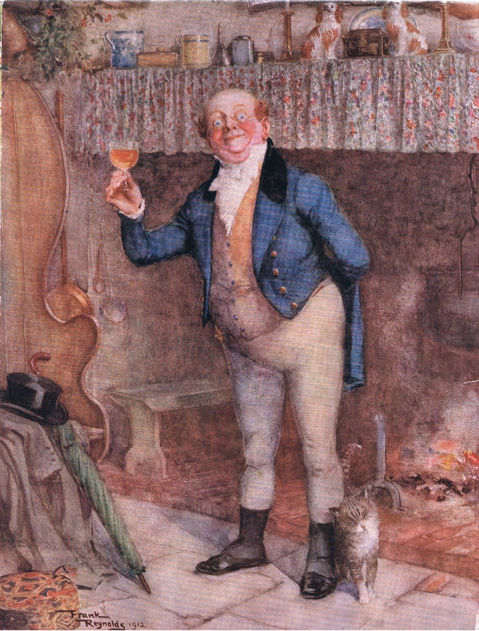 Mr Pickwick (Pickwick Papers) (litografia a colori)