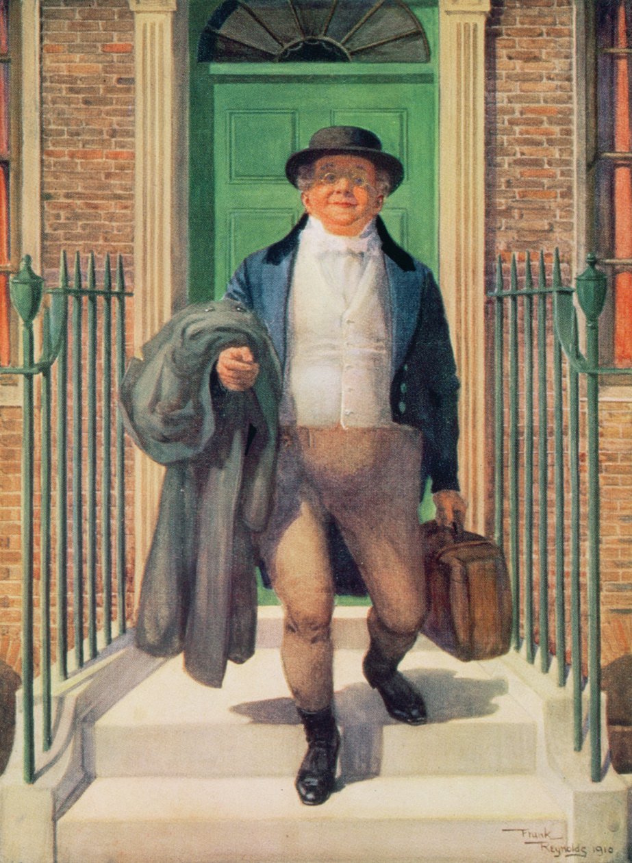 Il signor Pickwick lascia 48 Doughty Street da Frank Reynolds