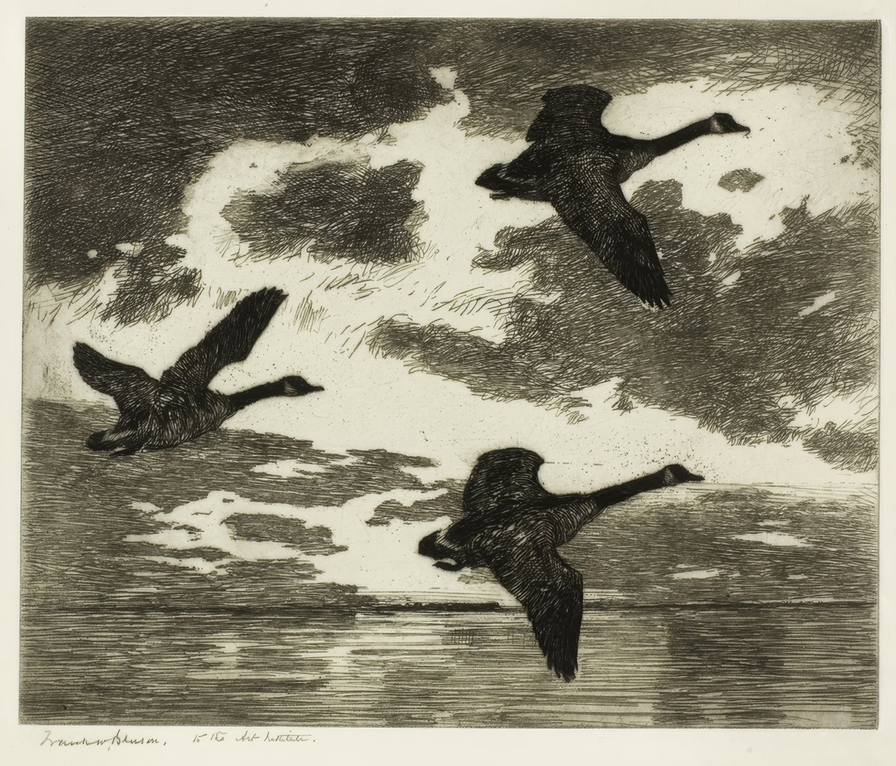 Mattina nuvolosa da Frank Weston Benson
