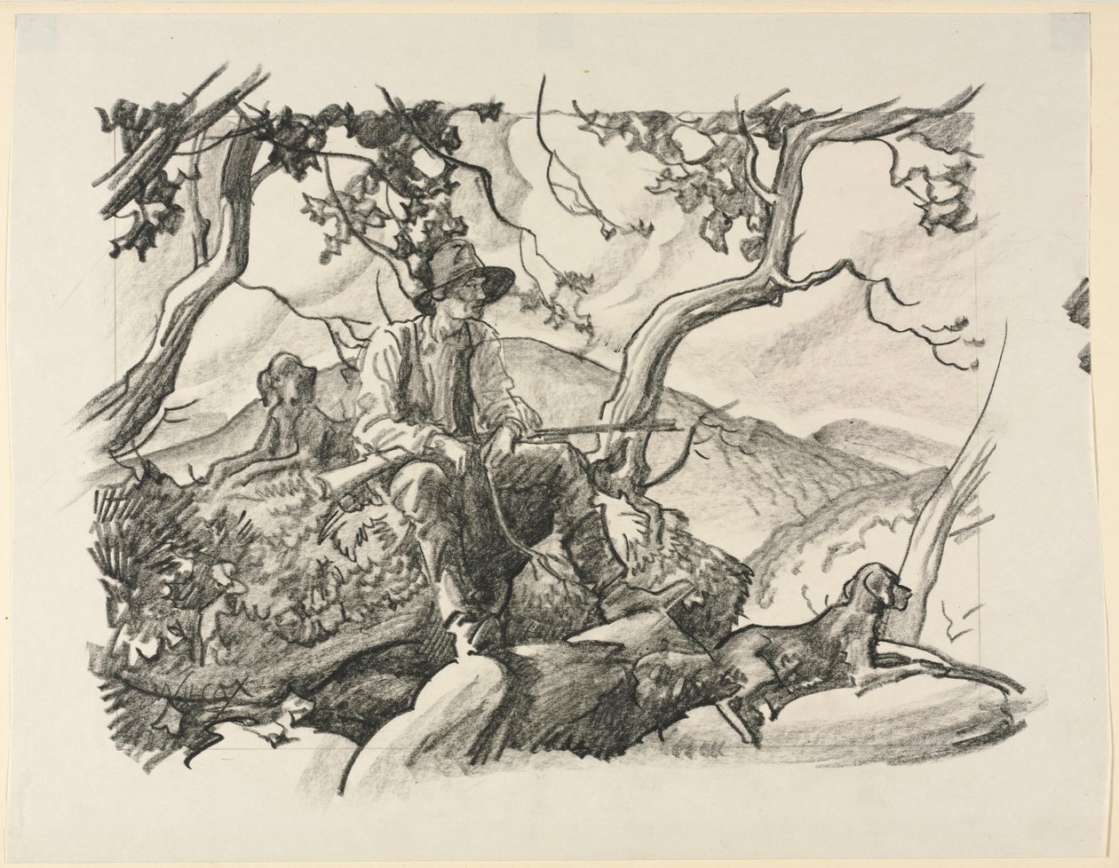 Cima della montagna da Frank Wilcox