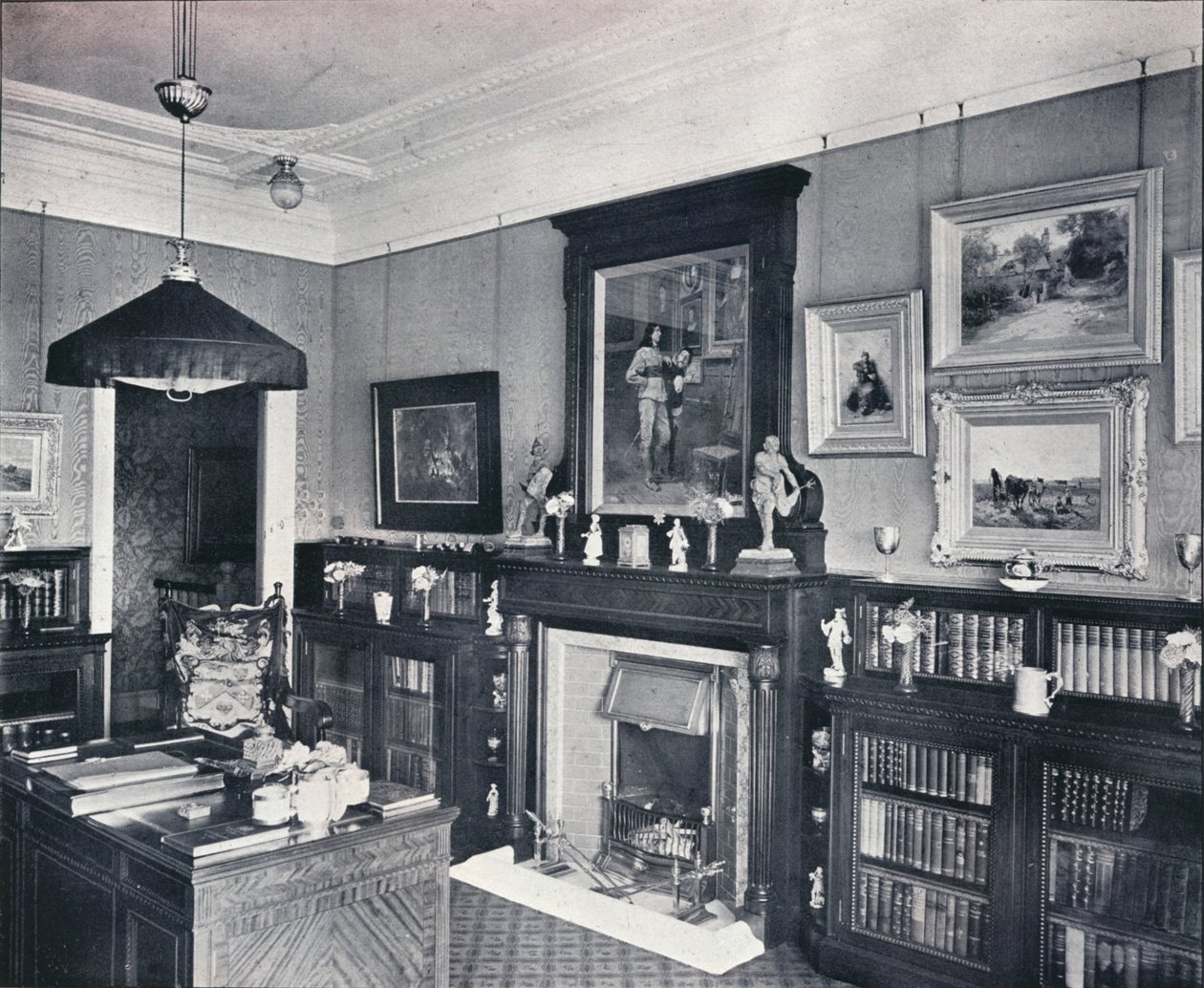 Biblioteca del Capitano Harvey, Hampstead da Frank William Brookman