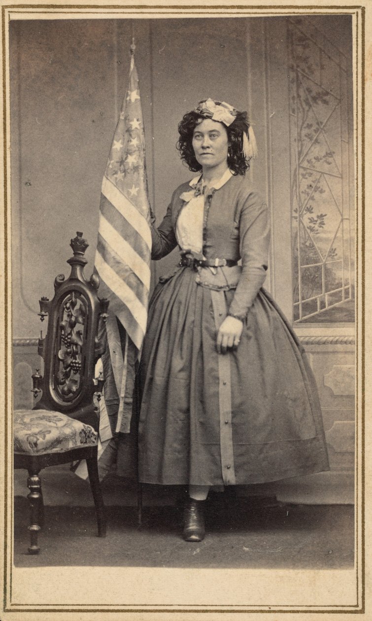 Emma Marsh, 1861 circa (foto) da Franklin Benjamin Gage