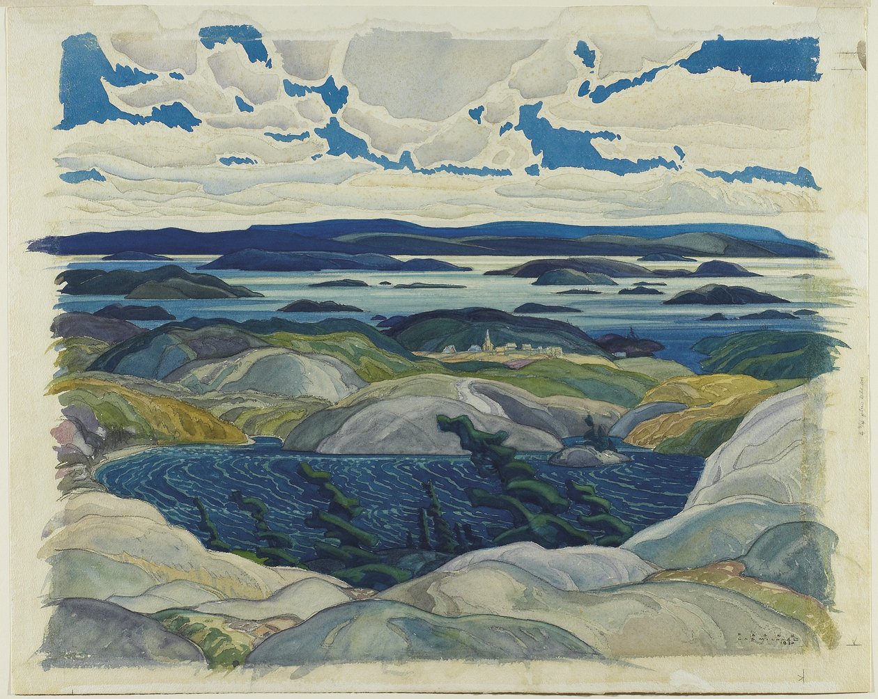 Baia delle Isole, 1930 da Franklin Carmichael