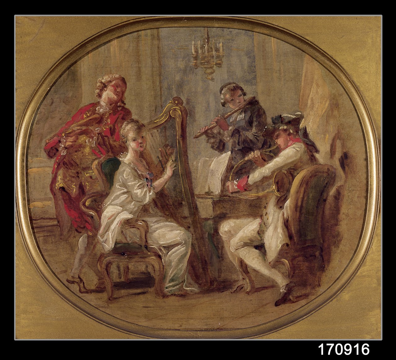 Concerto con quattro figure, c.1774 da François André Vincent