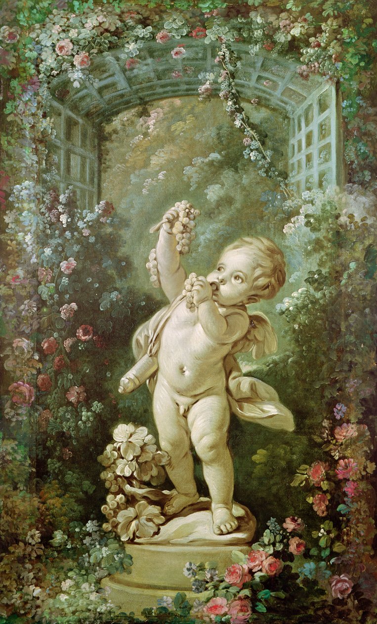 Cupido con uva da François Boucher