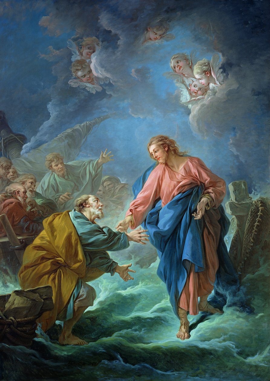 San Pietro invitato a camminare sull