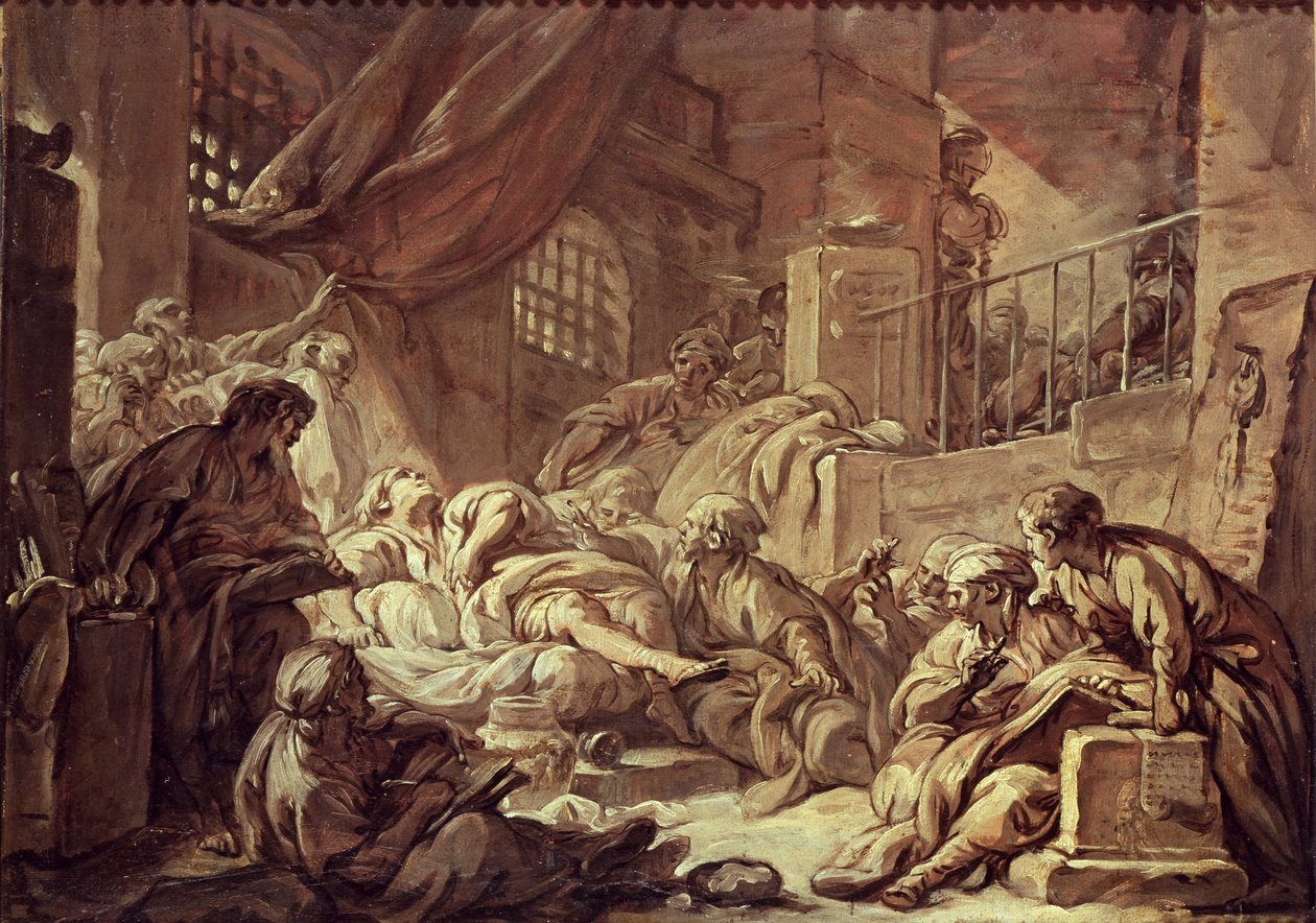 Studio per una Scena di Prigione da François Boucher
