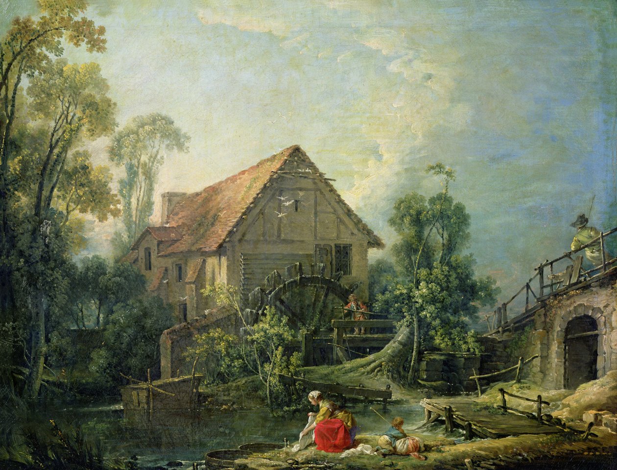 Il mulino, 1751 da François Boucher