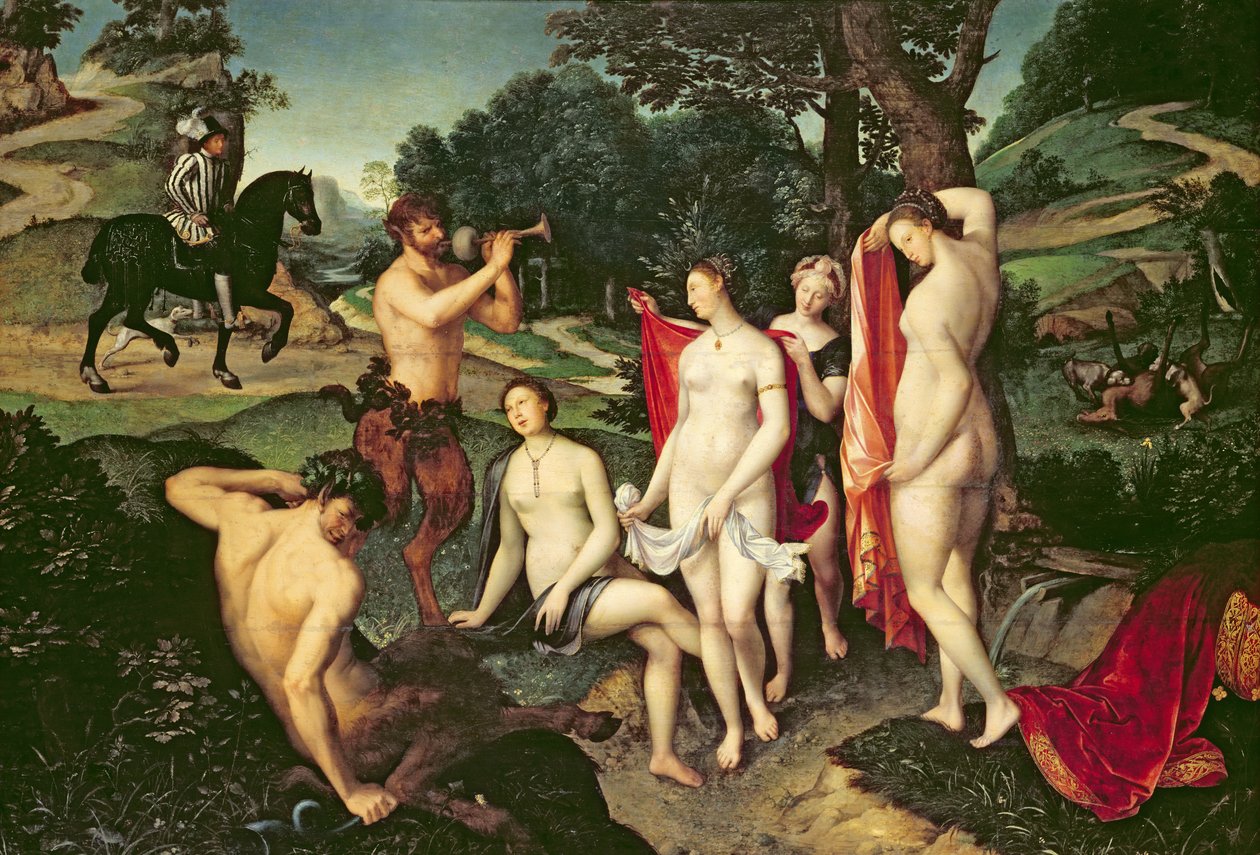 Diana che fa il bagno, 1558-59 da François Clouet