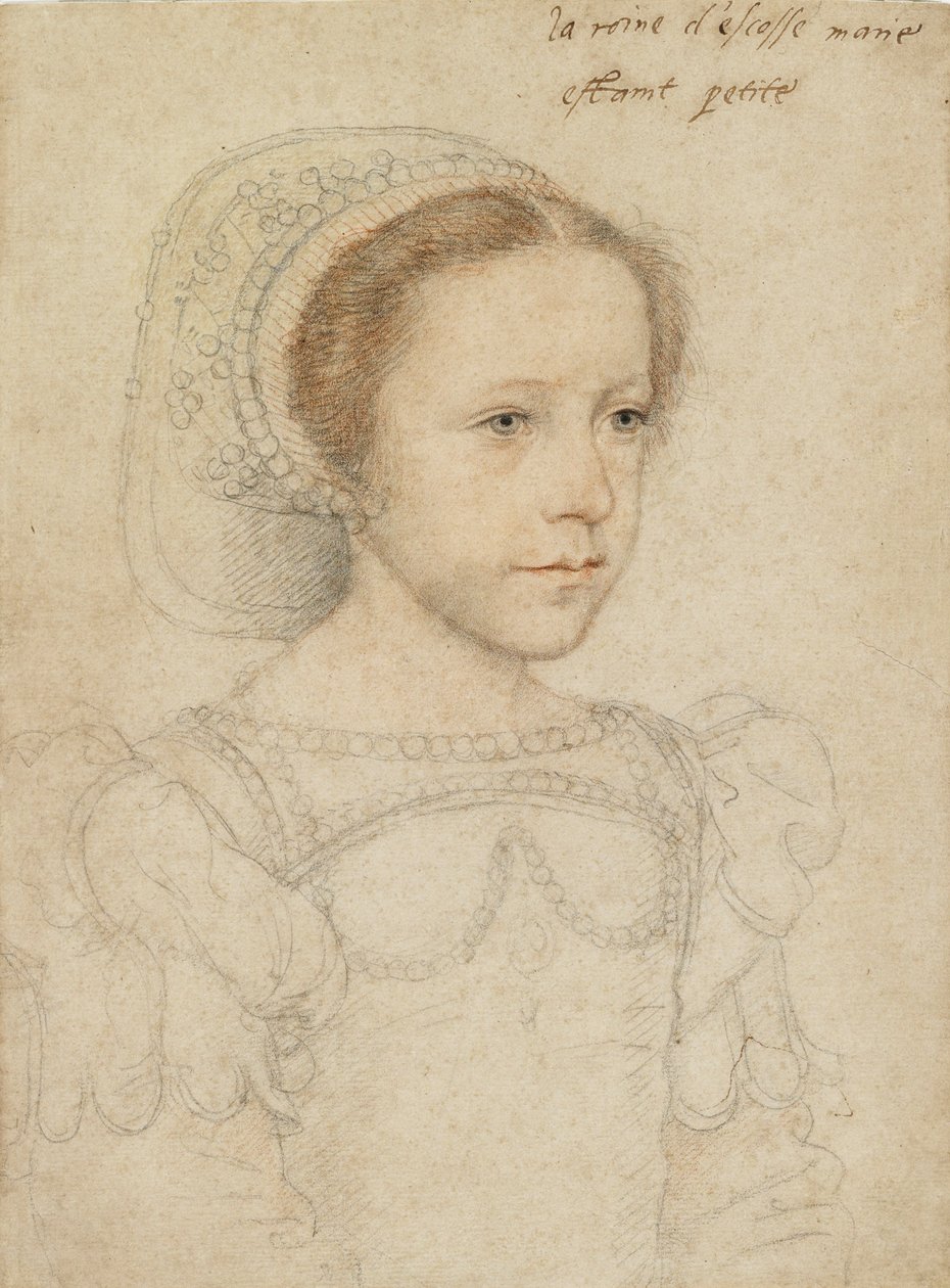 Ritratto di Maria, Regina di Scozia, c.1549 da François Clouet