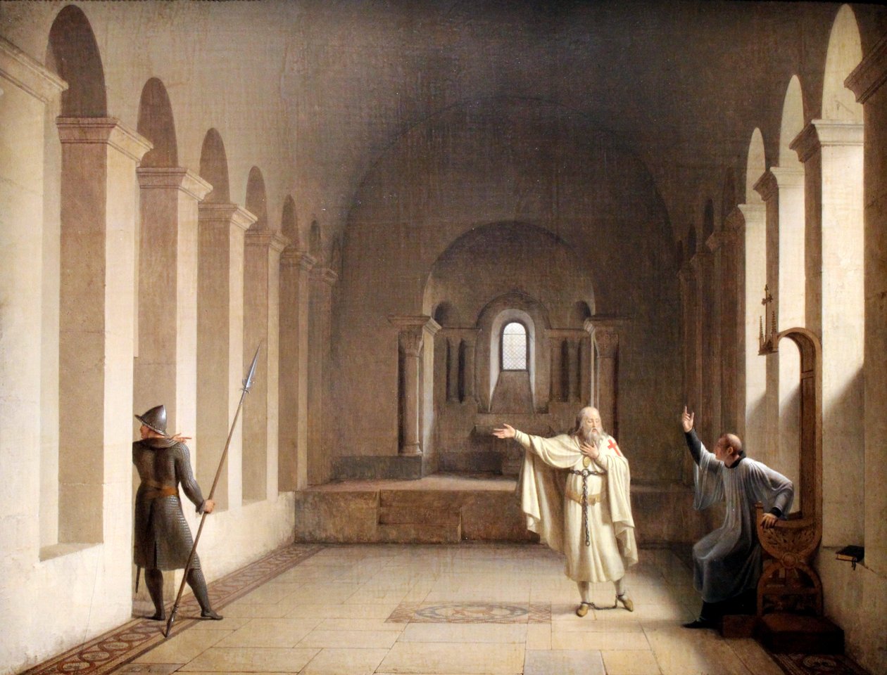 Jacques de Molay, Gran Maestro dei Templari da François Fleury Richard