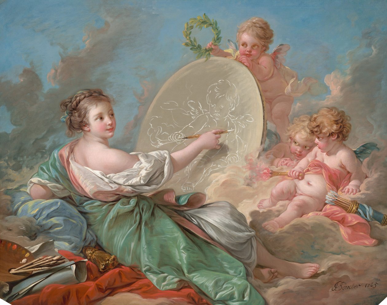 Allegoria della pittura da François Boucher