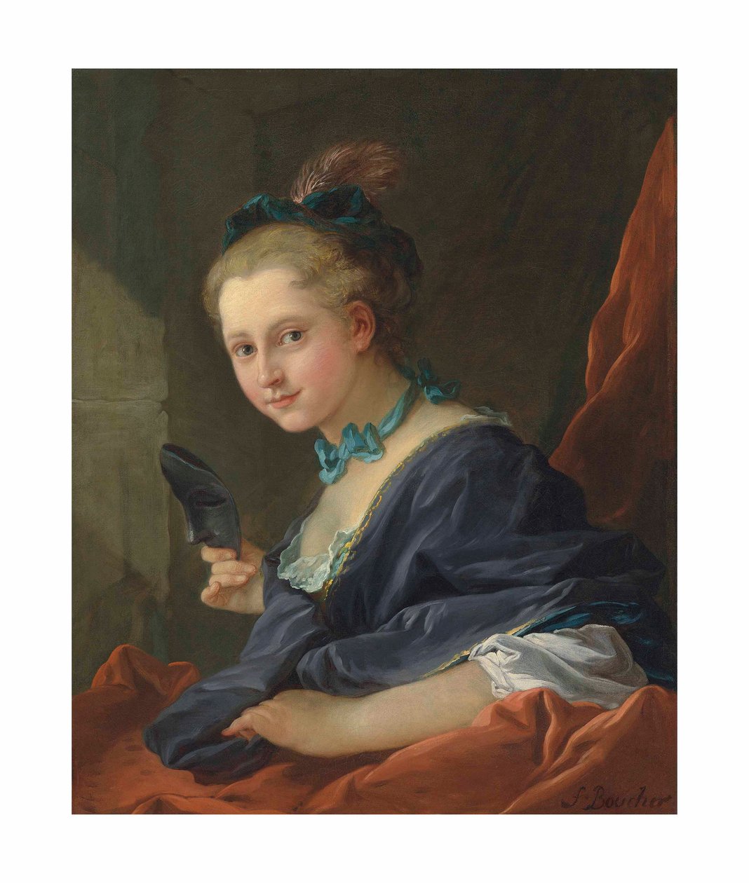 Boucher - La sera o la signora che va al ballo, 1734 da François Boucher