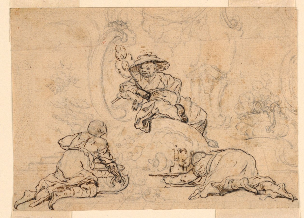 Disegni per ornamenti cinesi da François Boucher