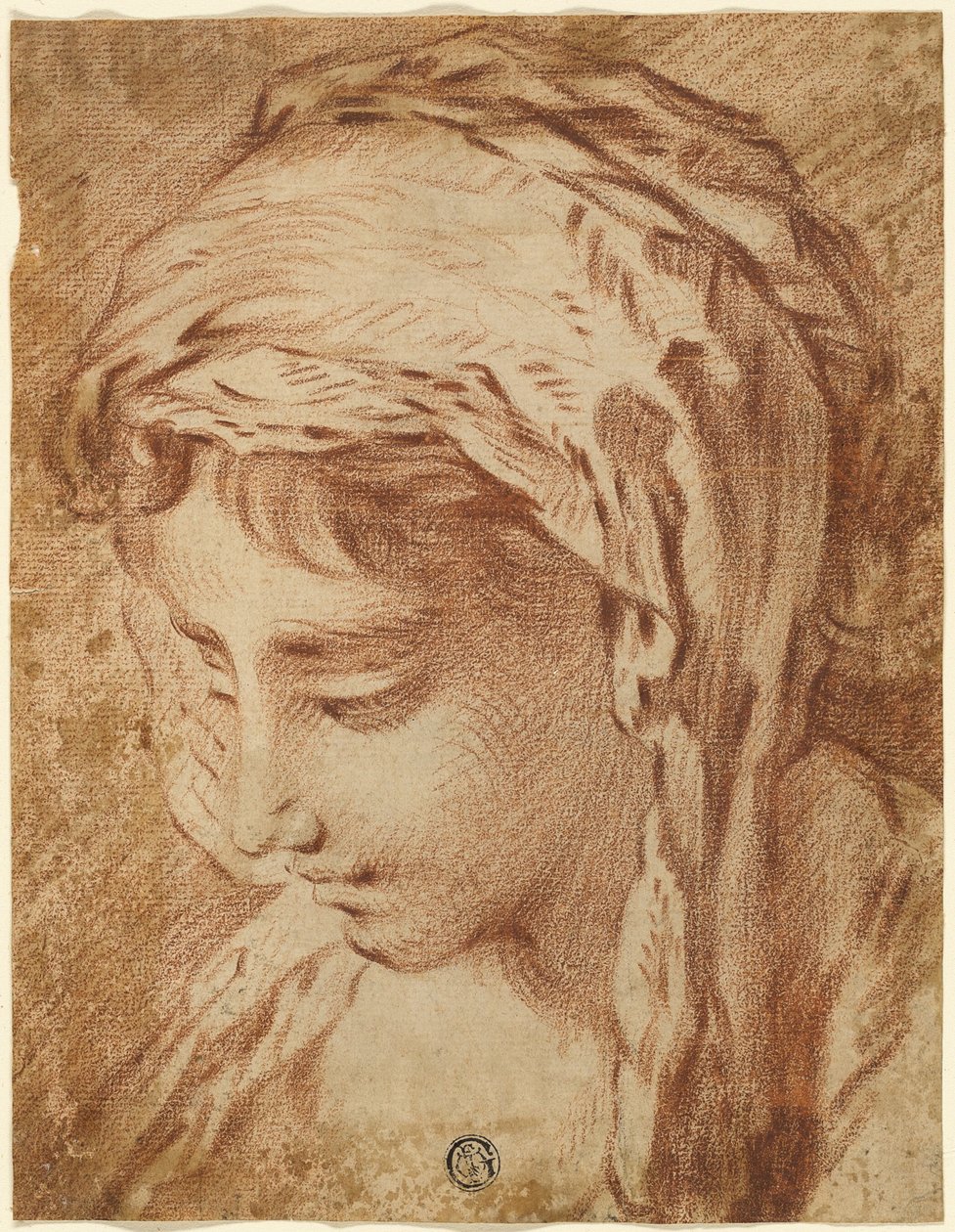 Testa di donna da François Boucher