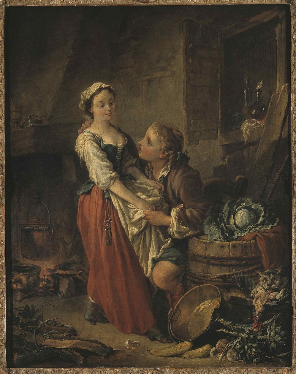 La Belle cuisinière, 1735 da François Boucher