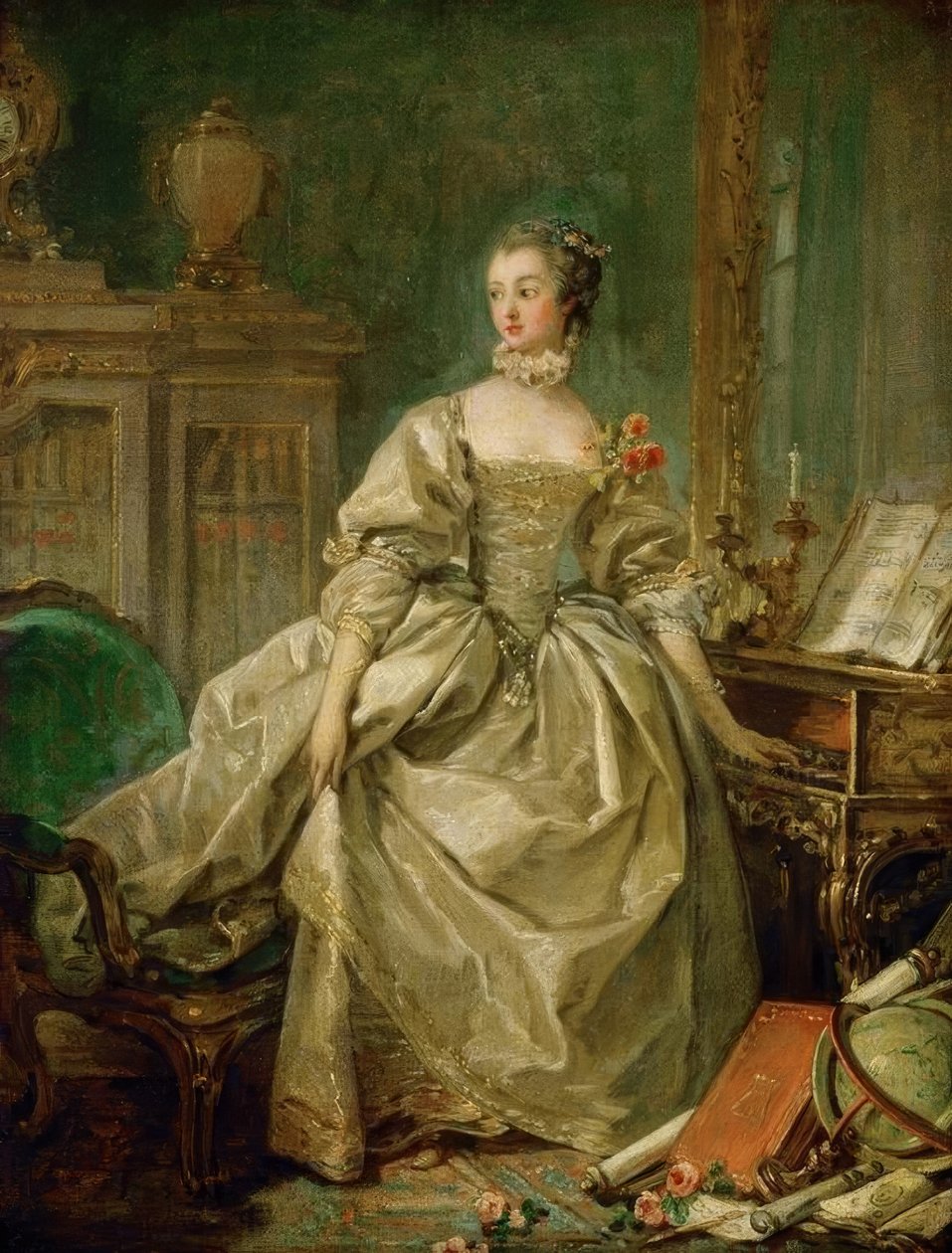 La marchesa di Pompadour da François Boucher
