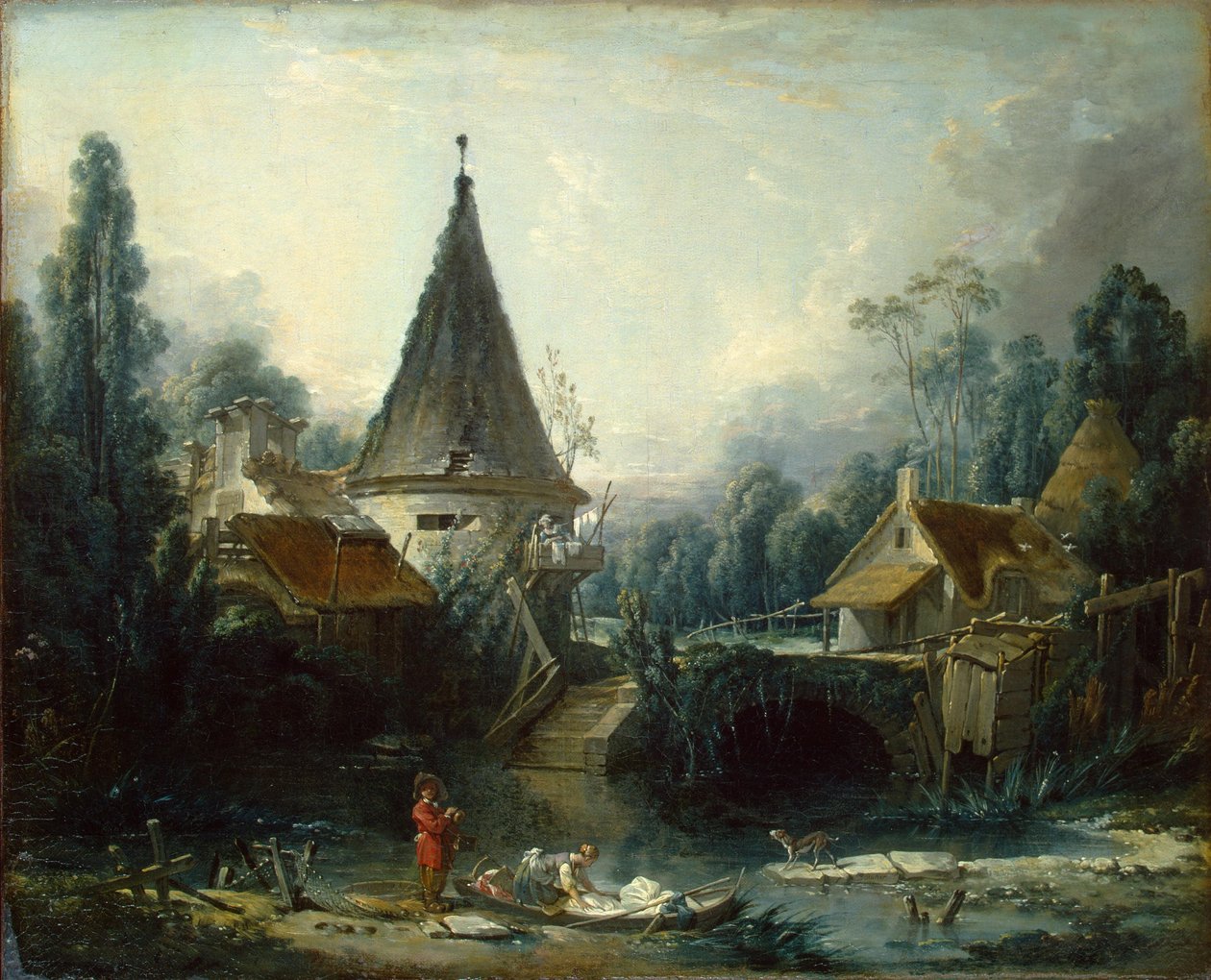 Paesaggio vicino a Beauvais da François Boucher