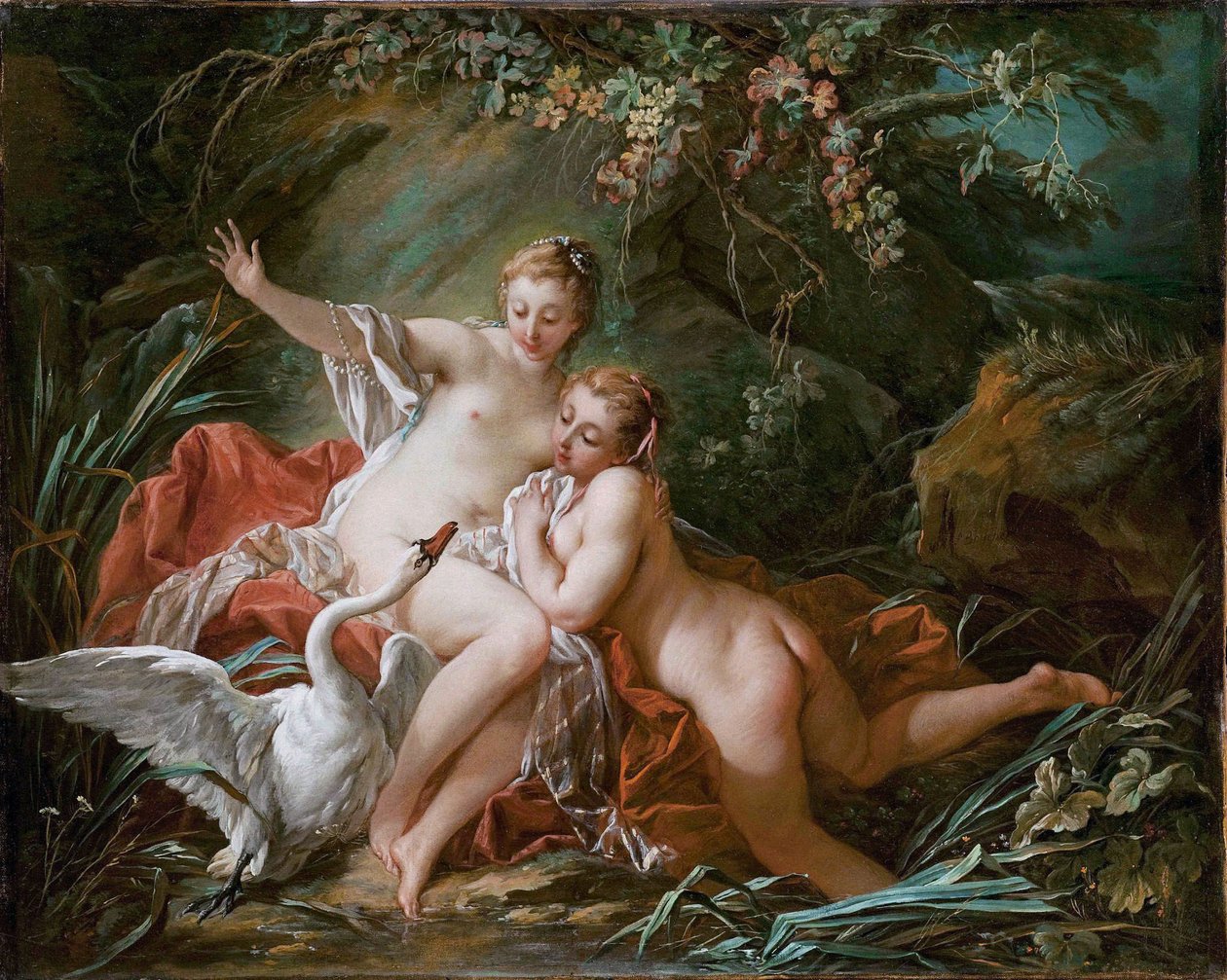 Leda e il cigno da François Boucher