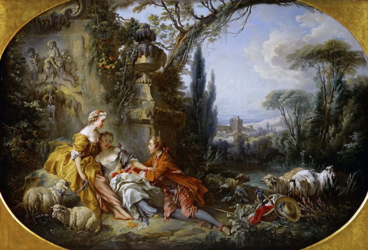 Les Charmes de la vie champêtre da François Boucher